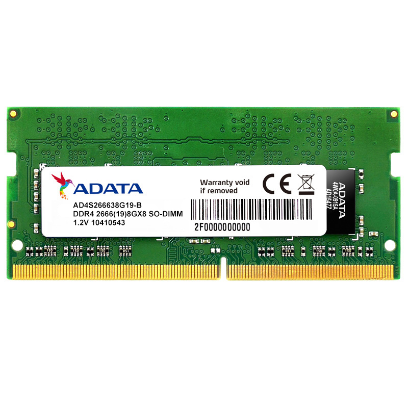 ADATA 威刚 万紫千红系列 DDR4 2666MHz 笔记本内存 普条