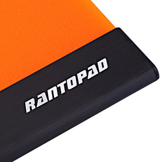 RANTOPAD 镭拓 鼠标垫 26.3*22.3*0.35cm 橙光