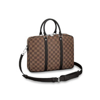 LOUIS VUITTON 路易威登 PORTE-DOCUMENTS VOYAGE系列 男士公文包 M52005 焦糖色