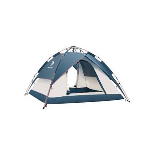 户外液压自动帐篷野营防雨遮阳四季双层帐篷 A1S3NA111，湛蓝 均码