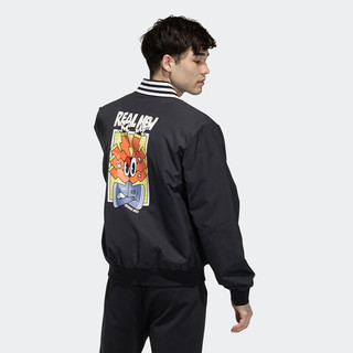 adidas 阿迪达斯 21新春系列 M ARTIST BOMBER 男子运动棉服 GL8087 黑色 S