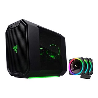 商品雷蛇(razer) antec安钛克 cube itx水冷机箱(铝材/支持240水冷/长