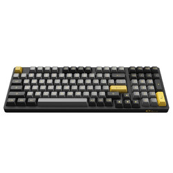 Akko 艾酷 3098N 黑金机械键盘 RGB 98键 TTC静音月白轴 定制款