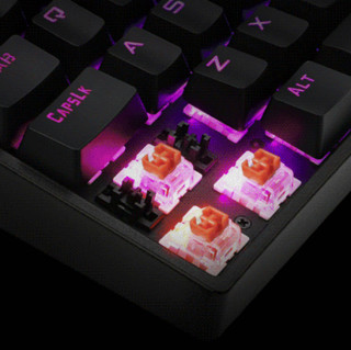 1STPLAYER 首席玩家 DK5.0 LITE 87键 有线机械键盘 黑色 国产红轴 RGB
