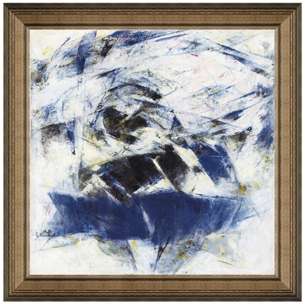 Artron 雅昌 林崗 《潔凈的云層NO.2》現代簡約北美式歐式抽象油畫 55×60.5cm