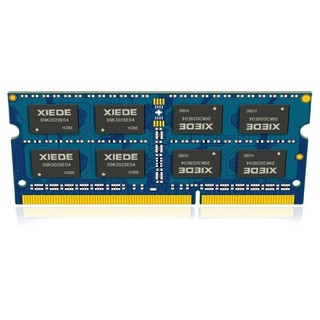 xiede 协德 PC3-10600 DDR3L 1333MHz 笔记本内存 普条 蓝色 2GB