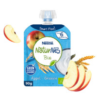 Nestlé 雀巢 有机酸奶果泥 波兰版 3段 苹果味 90g