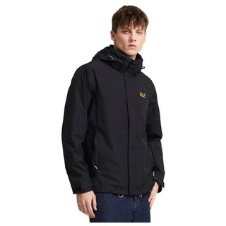 Jack Wolfskin 狼爪 Active Outdoor 男子冲锋衣 5118013 黑色 M