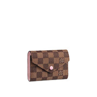 LOUIS VUITTON 路易威登 VICTORINE系列 帆布钱夹 N61700 粉色