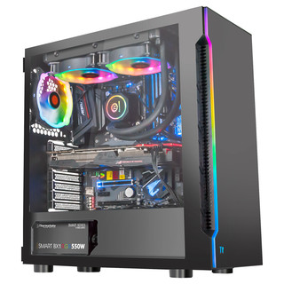 Thermaltake 曜越 挑战者H2 ATX机箱 半侧透 黑色