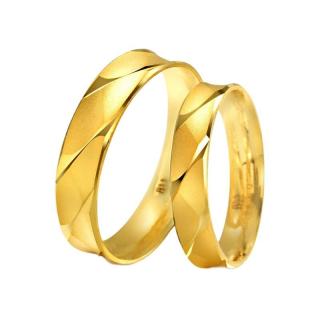 Chow Sang Sang 周生生 78206R 中性素圈足金戒指 20号 5.85g