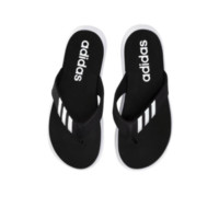 adidas NEO Comfort Beach Flip-Flop 中性拖鞋 EG2069 黑/白 44.5