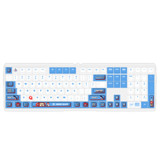 CHERRY 樱桃 MX3.0S萌道雪人定制版 109键 有线机械键盘 白色 Cherry青轴 无光