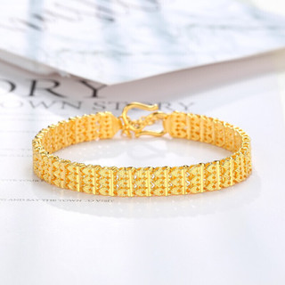 CHJ JEWELLERY 潮宏基 SCG30003001 甜觅足金手链 16cm 17.9g