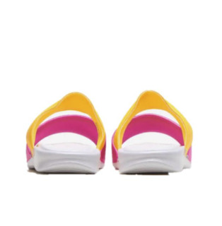 NIKE 耐克 Benassi Duo Ultra Slide 女子拖鞋 819717-102 白/玫红/黄 38