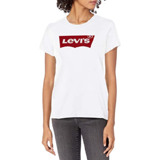 Levi's 李维斯 女士圆领短袖T恤 29526-0102 Core Housemark White S