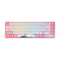Akko 艾酷 3068V2 68键 三模机械键盘 樱花粉 ttc金粉轴 RGB