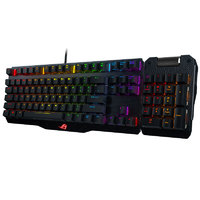 ROG 玩家国度 龙骑士 104键 有线机械键盘 黑色 Cherry黑轴 RGB