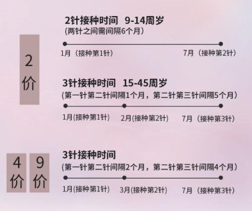 4四价/9九价阶HPV宫颈癌疫苗预约