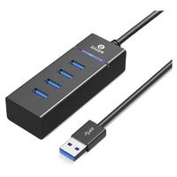 Biaze 毕亚兹 HUB7 USB3.0 四口集线器 0.5m 黑色