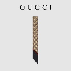 GUCCI 古驰 GG蜜蜂图案真丝领结