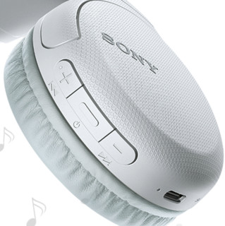 SONY 索尼 WH-CH510 耳罩式头戴式蓝牙耳机 白色