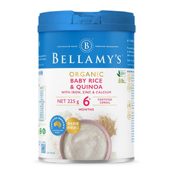 BELLAMY'S 贝拉米 高铁有机米糊米粉 225g