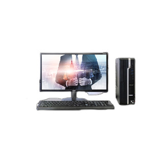 acer 宏碁 商祺 SQX4270 21.5英寸 台式机 黑色(酷睿i3-10100、核芯显卡、8GB、512GB SSD、风冷)
