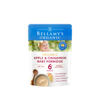 BELLAMY'S 贝拉米 有机米粉 澳版 3段 苹果肉桂味 125g