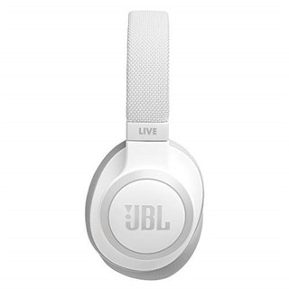 JBL 杰宝 LIVE 650BTNC 耳罩式头戴式无线降噪蓝牙耳机 白色