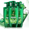 88VIP：巴黎欧莱雅 欧莱雅绿瓶茶树植萃去头屑控油男女洗发水500ml*3瓶