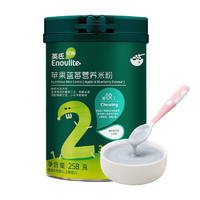 Enoulite 英氏 米粉 2阶 苹果蓝莓味 258g