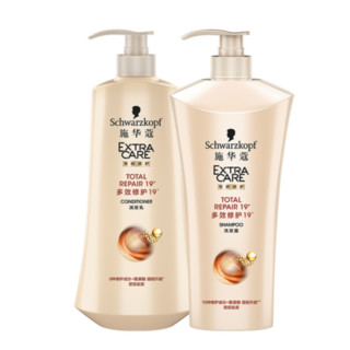 Schwarzkopf 施华蔻 多效修护19洗护套装 (洗发水600ml+润发乳600ml)