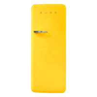 Smeg 斯麦格 FAB28 混冷单门冰箱 256L 柠檬黄