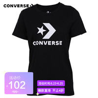 CONVERSE 匡威 女子 CONVERSE STAR CHEVRON TEE 短袖T恤 10018569-A02 XL码