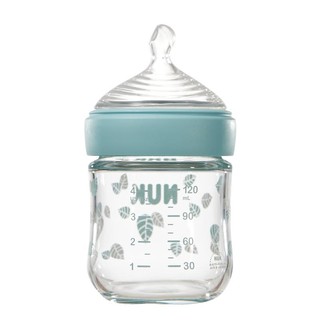 NUK 母感天成系列 玻璃奶瓶 120ml  中号 0-6月