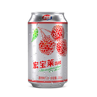 宏宝莱 荔枝味汽水 330ml*6罐