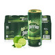 PLUS会员：perrier 巴黎水 青柠味气泡水 250ml*35罐