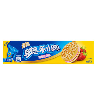 OREO 奥利奥 夹心饼干 草莓味 97g 金装