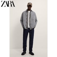 ZARA 05854400802 男装羊毛衬衫式夹克