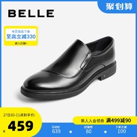 BeLLE 百丽 男鞋2020秋冬新商场同款牛皮套脚商务正装皮鞋英伦风6YP02CM0