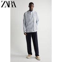 ZARA 08288656811 男装打褶连帽卫衣