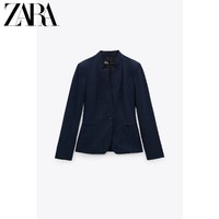 ZARA 09929321401 女装格子修身西装外套