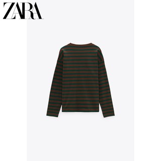 ZARA 00858022054 女士条纹棉T恤