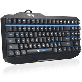 BenQ 明基 KX670 92键 有线机械键盘 正刻 黑色 凯华轴 无光
