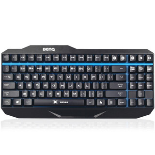 BenQ 明基 KX670 92键 有线机械键盘 正刻 黑色 凯华轴 无光
