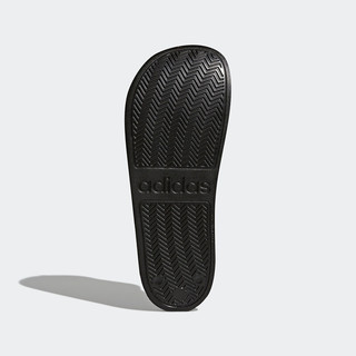 adidas NEO Adilette Shower 中性拖鞋 AQ1701 黑色/亮白 40.5
