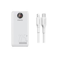 ROMOSS 罗马仕 PSW30-152 移动电源 白色 30000mAh Type-C/Lightning/Micro-B 22.5W 苹果20W快充线套装