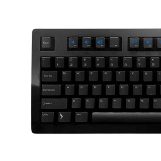 das keyboard Model S 104键 有线机械键盘 黑色 Cherry青轴 无光