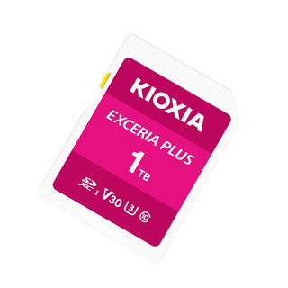 KIOXIA 铠侠 EXCERIA PLUS 极至光速系列 SD存储卡 1TB（UHS-I、V30、U3）